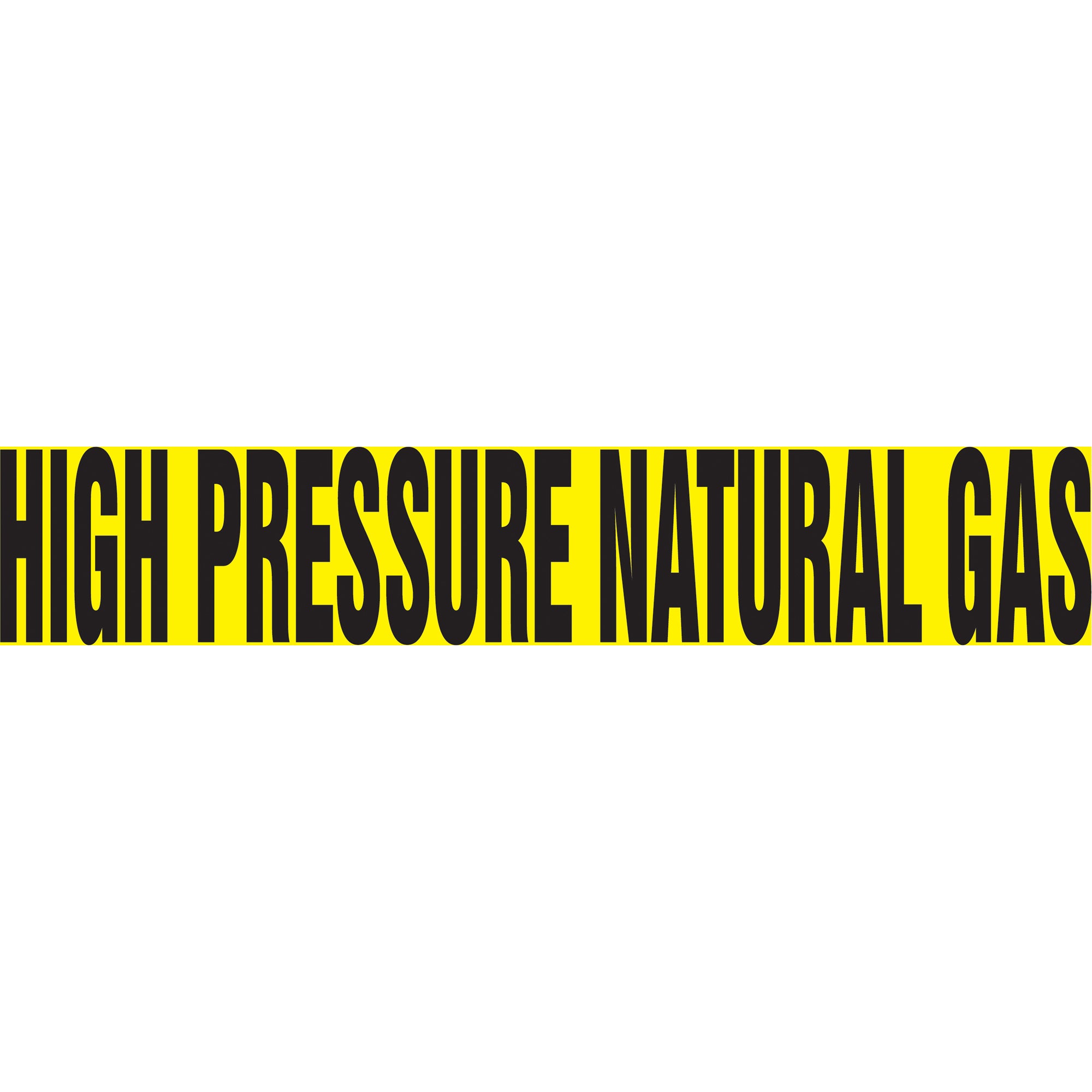 Snap Tite™ ""High Pressure Natural Gas"" Pipe Marker - SAV943