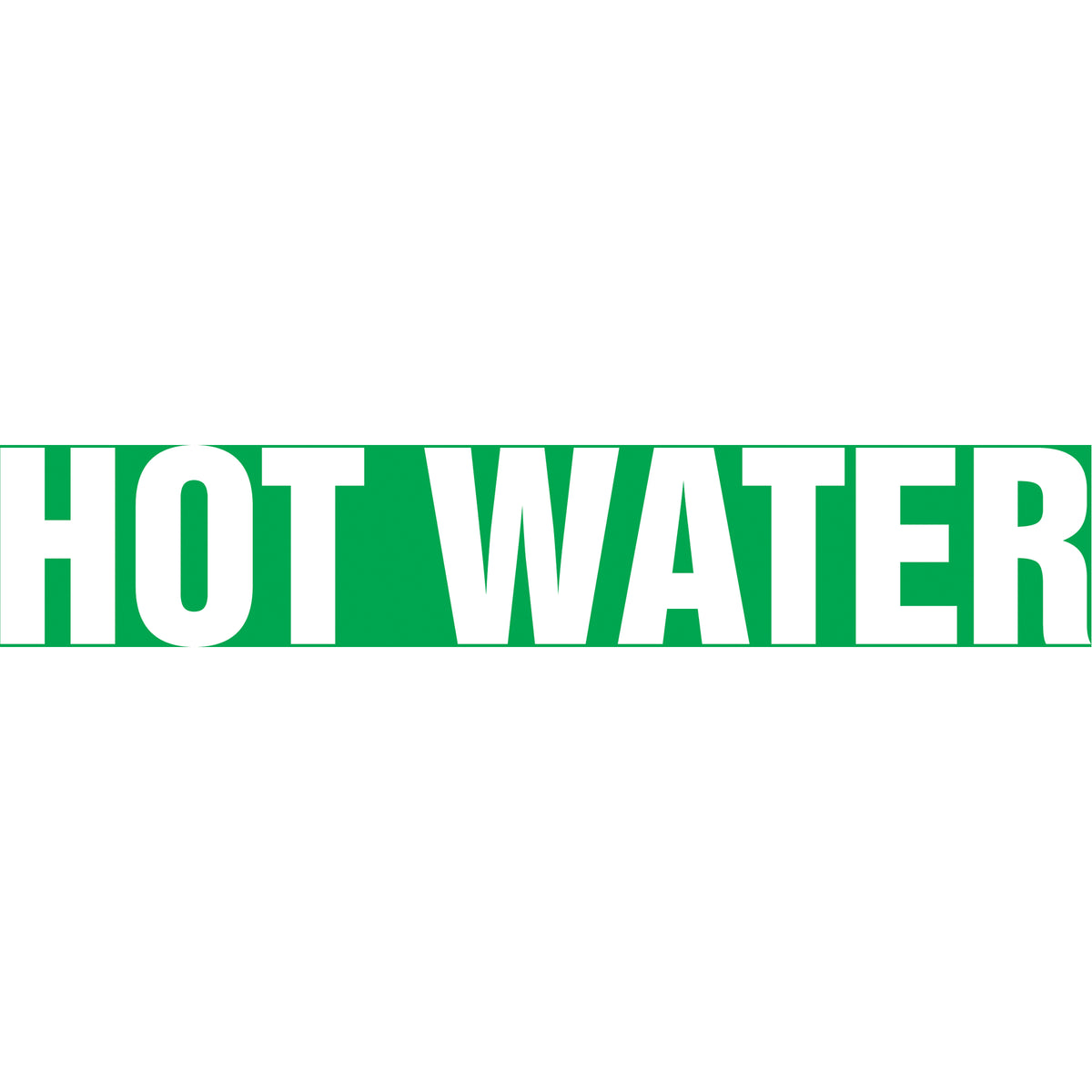 Snap Tite™ ""Hot Water"" Pipe Marker - SAV958