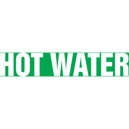 Snap Tite™ ""Hot Water"" Pipe Marker - SAV958