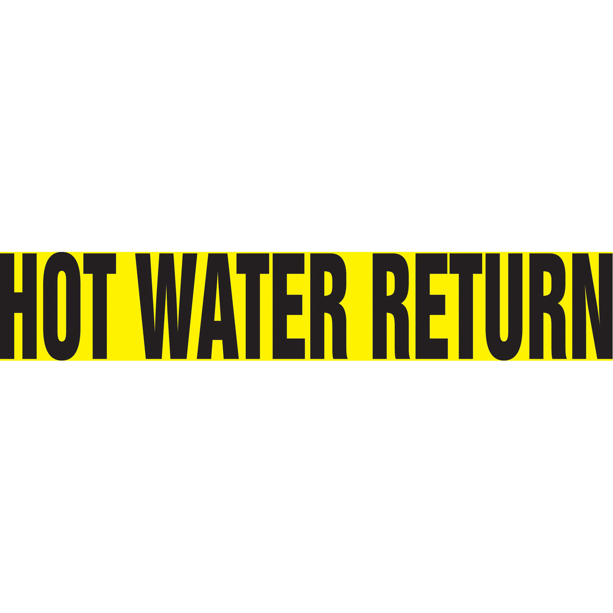 Snap Tite™ ""Hot Water Return"" Pipe Marker - SAV968