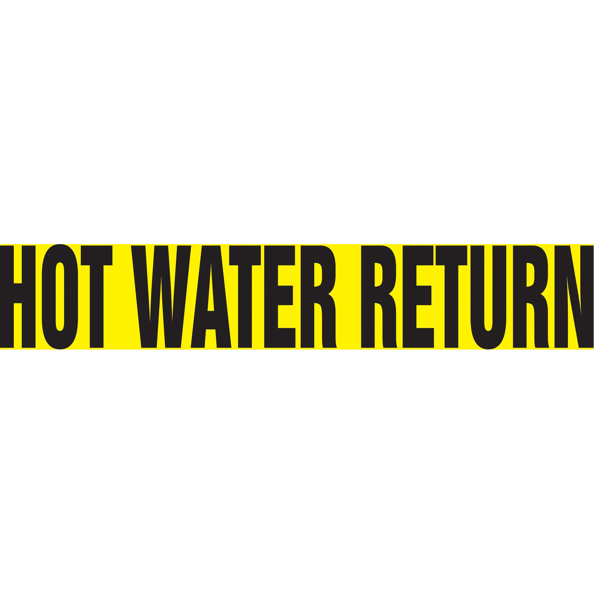 Snap Tite™ ""Hot Water Return"" Pipe Marker - SAV968