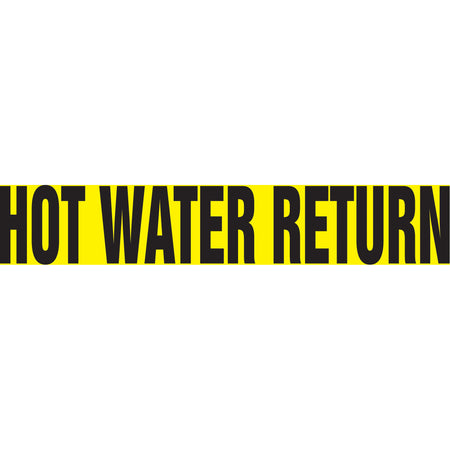 Snap Tite™ ""Hot Water Return"" Pipe Marker - SAV968
