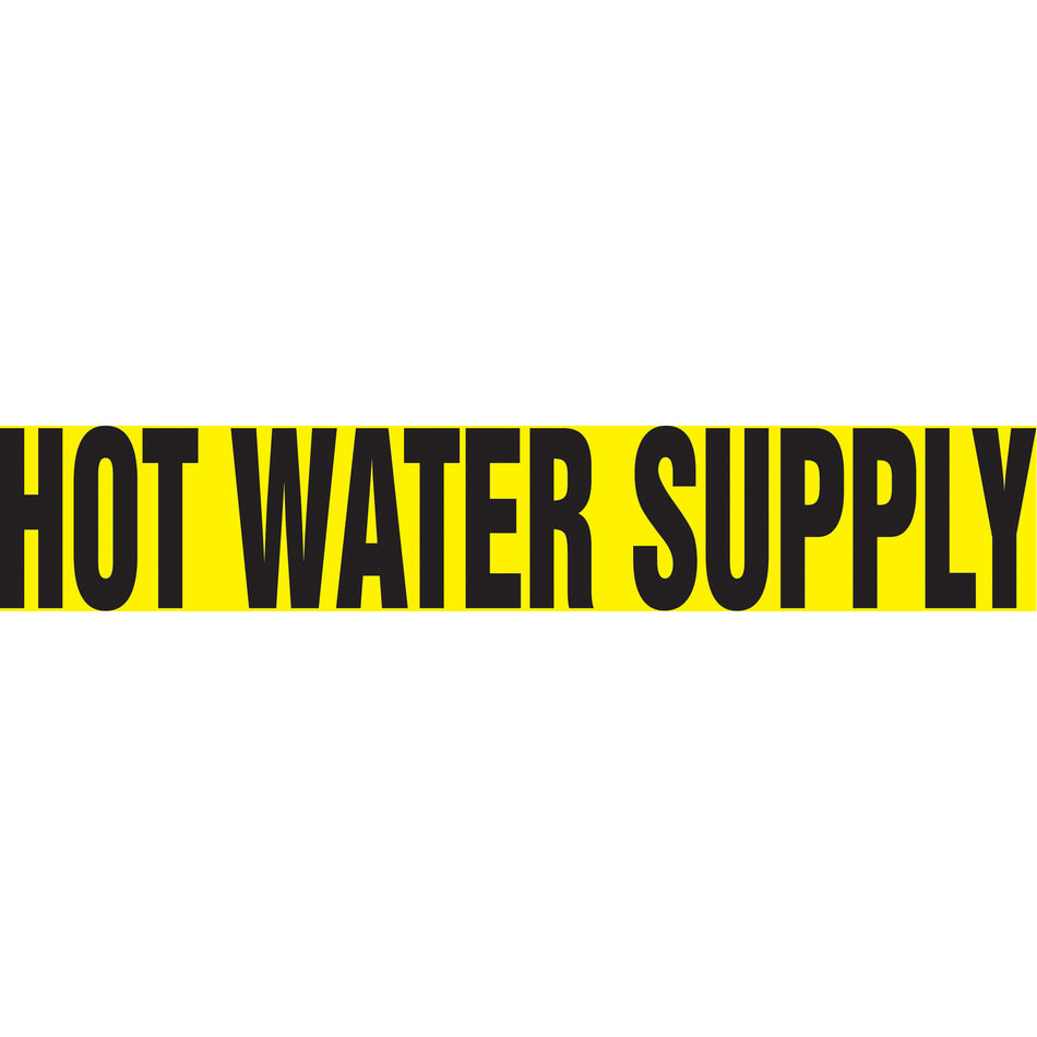 Snap Tite™ ""Hot Water Supply"" Pipe Marker - SAV973