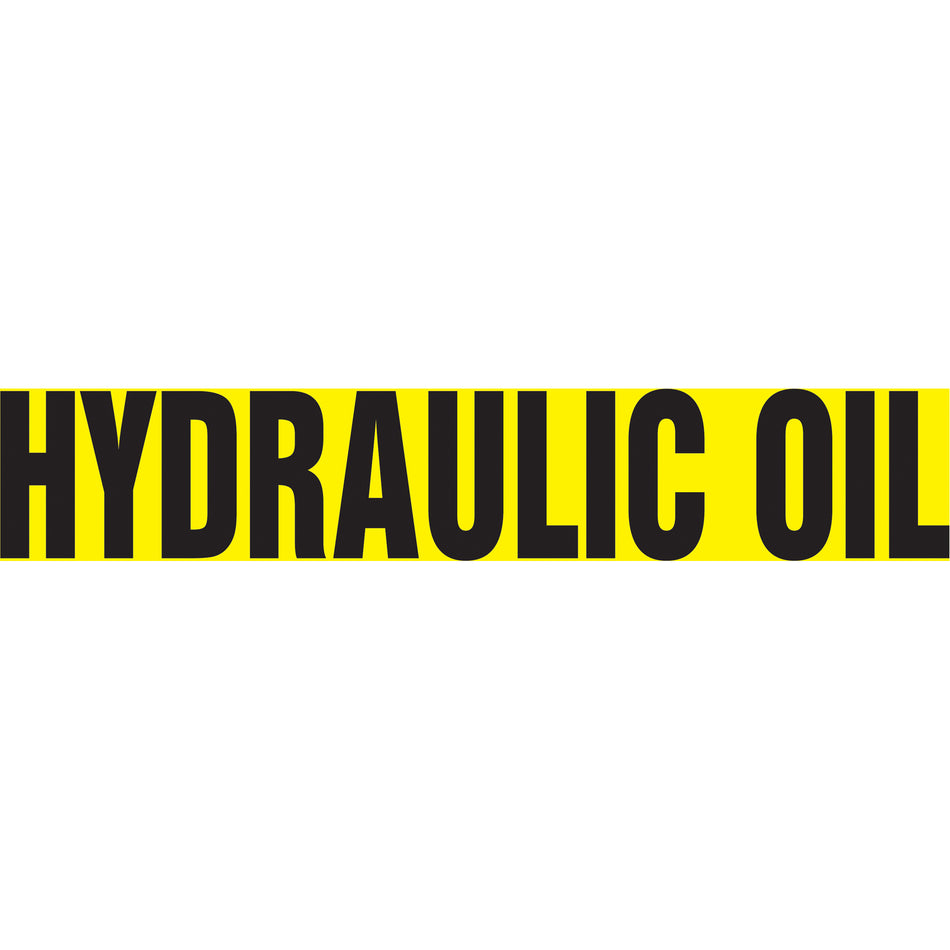 Snap Tite™ ""Hydraulic Oil"" Pipe Marker - SAV988
