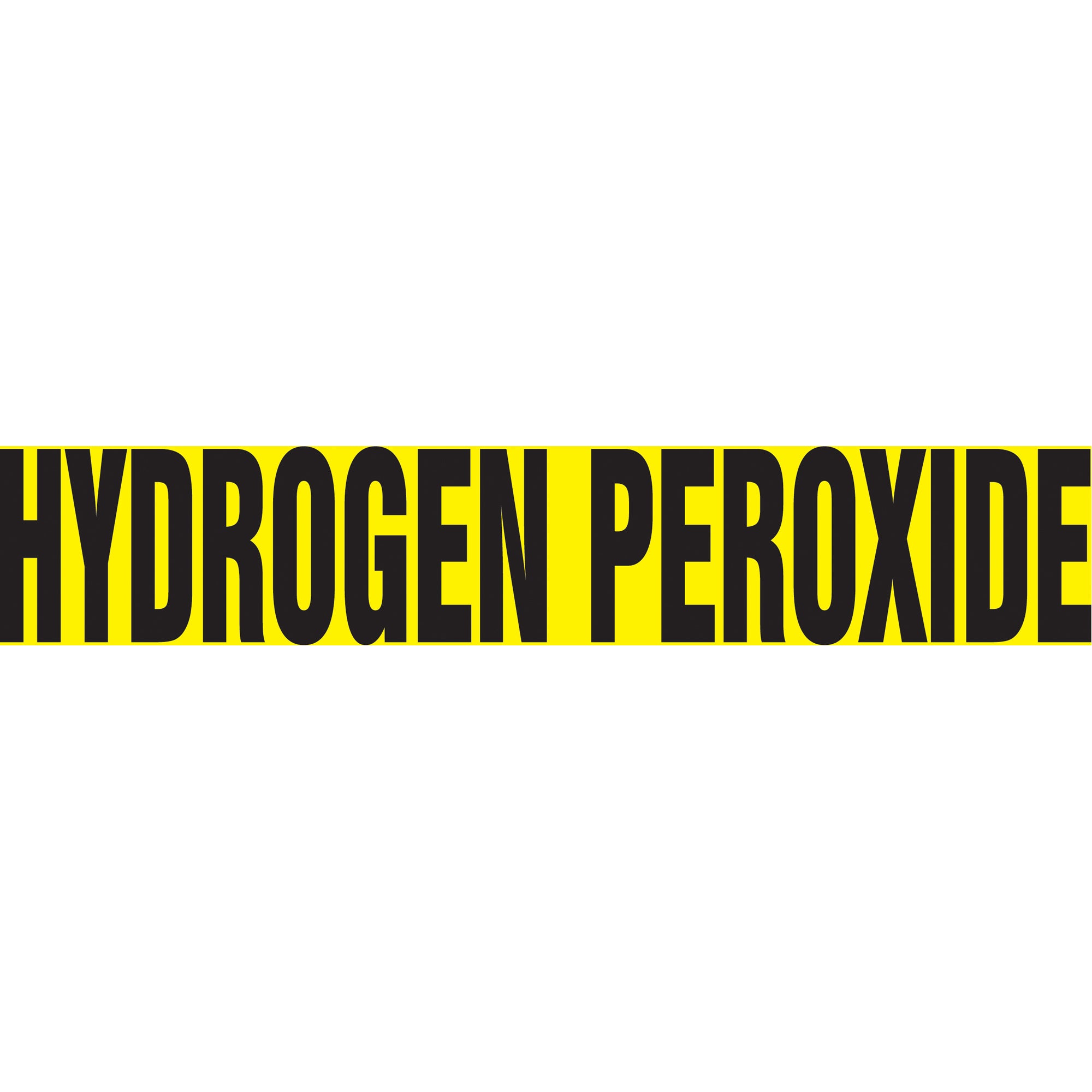 Snap Tite™ ""Hydrogen Peroxide"" Pipe Marker - SAW004