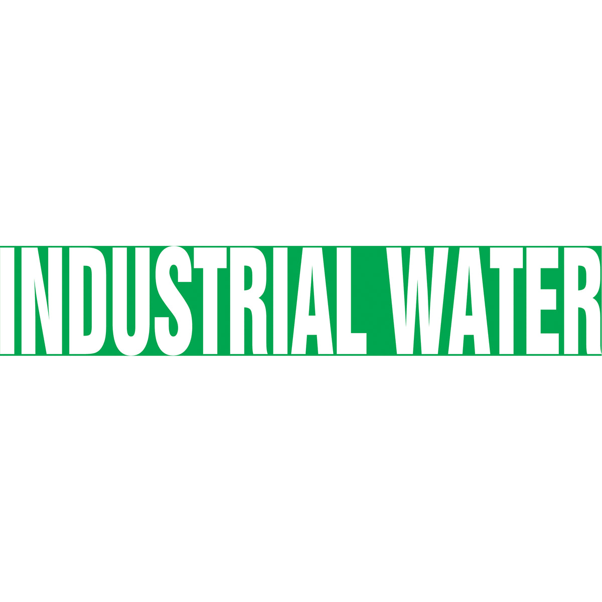 Snap Tite™ ""Industrial Water"" Pipe Marker - SAW009