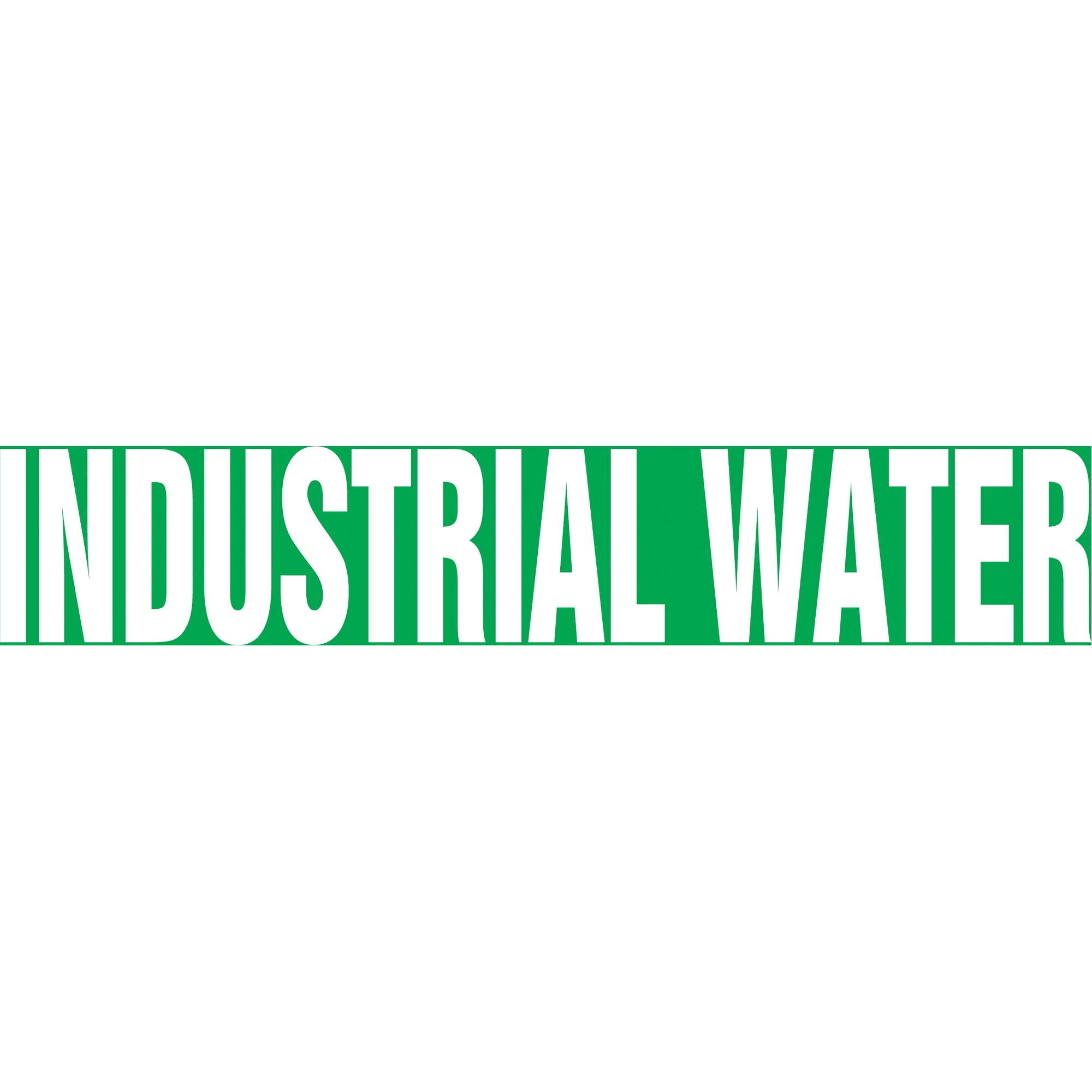 Snap Tite™ ""Industrial Water"" Pipe Marker - SAW009