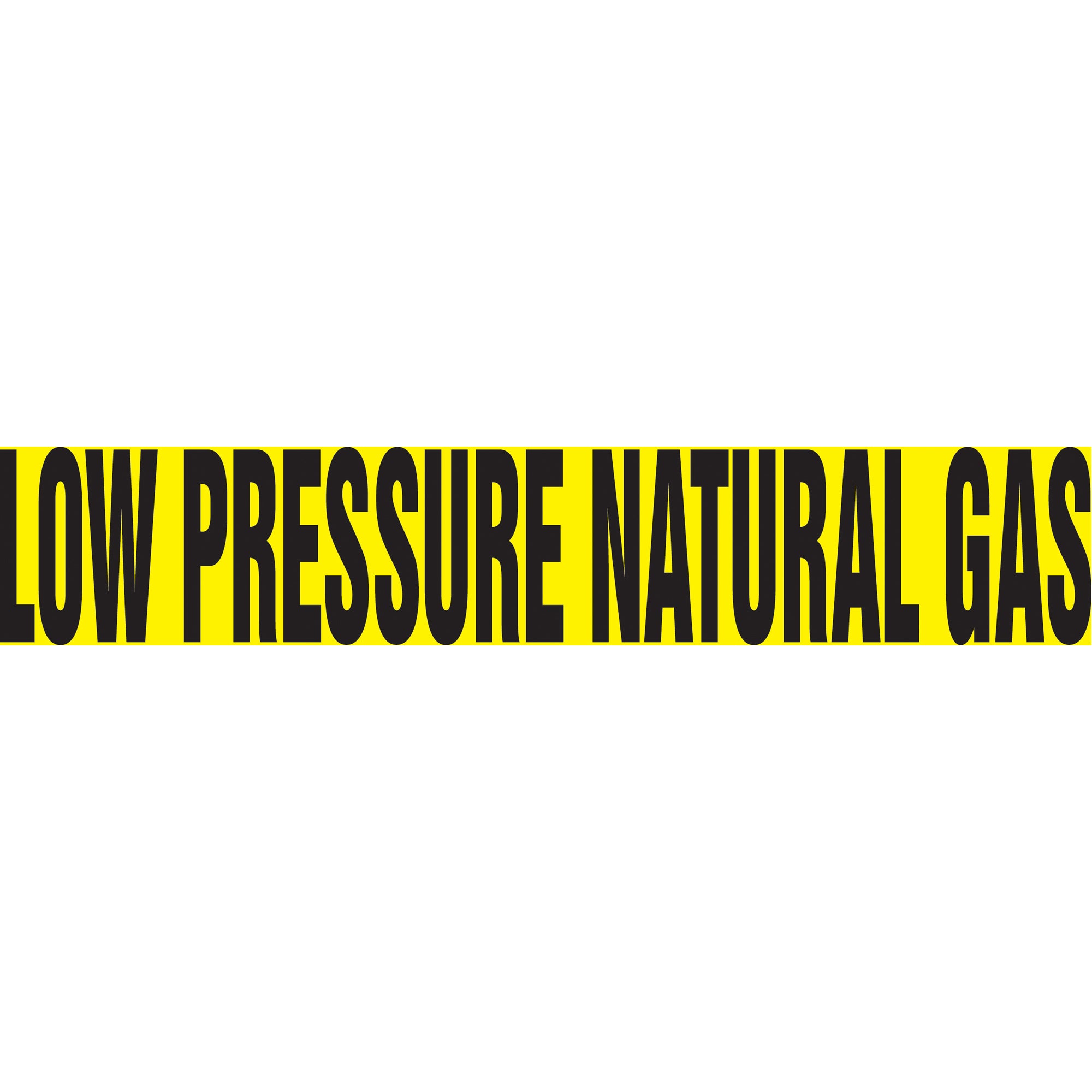 Snap Tite™ ""Low Pressure Natural Gas"" Pipe Marker - SAW034