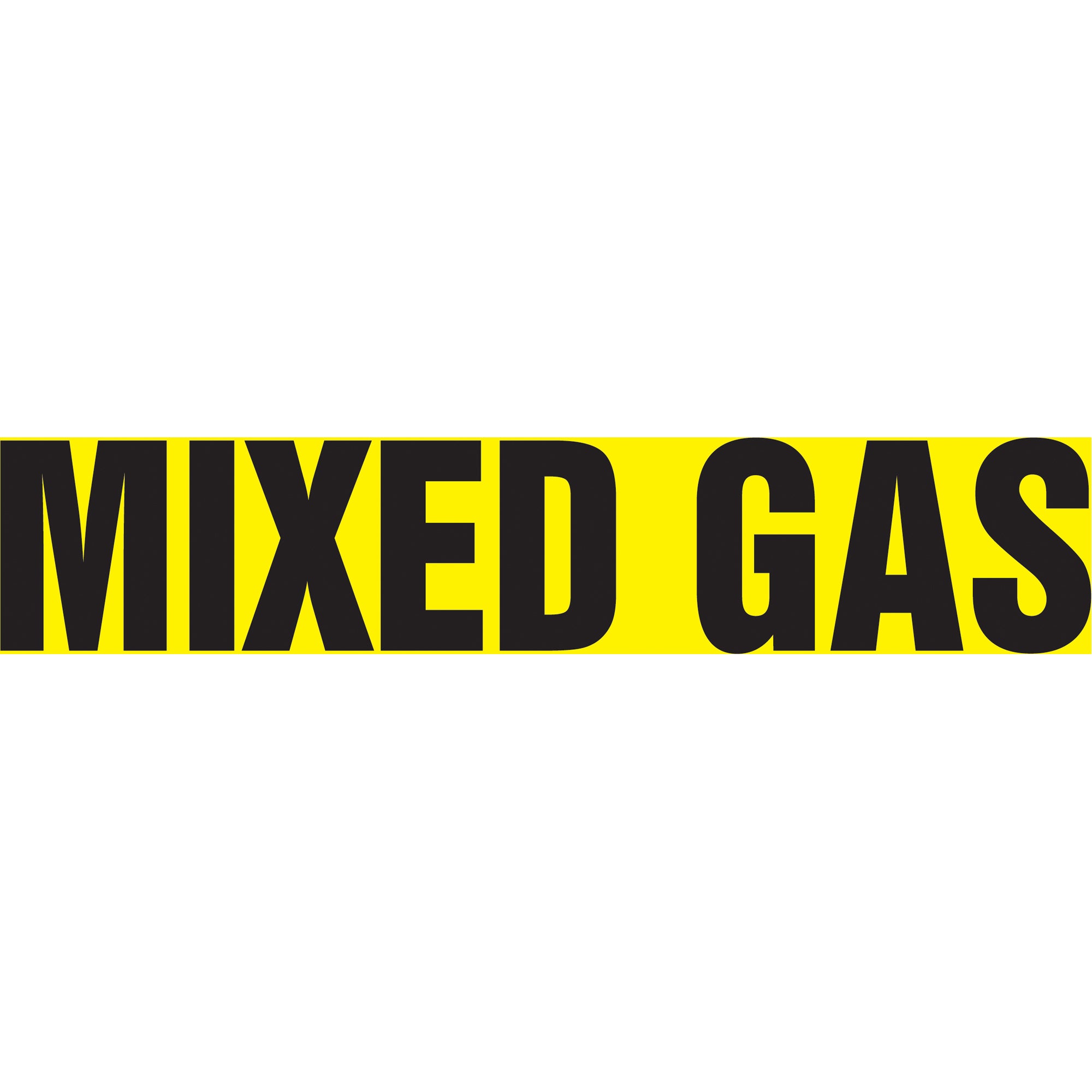 Snap Tite™ ""Mixed Gas"" Pipe Marker - SAW054