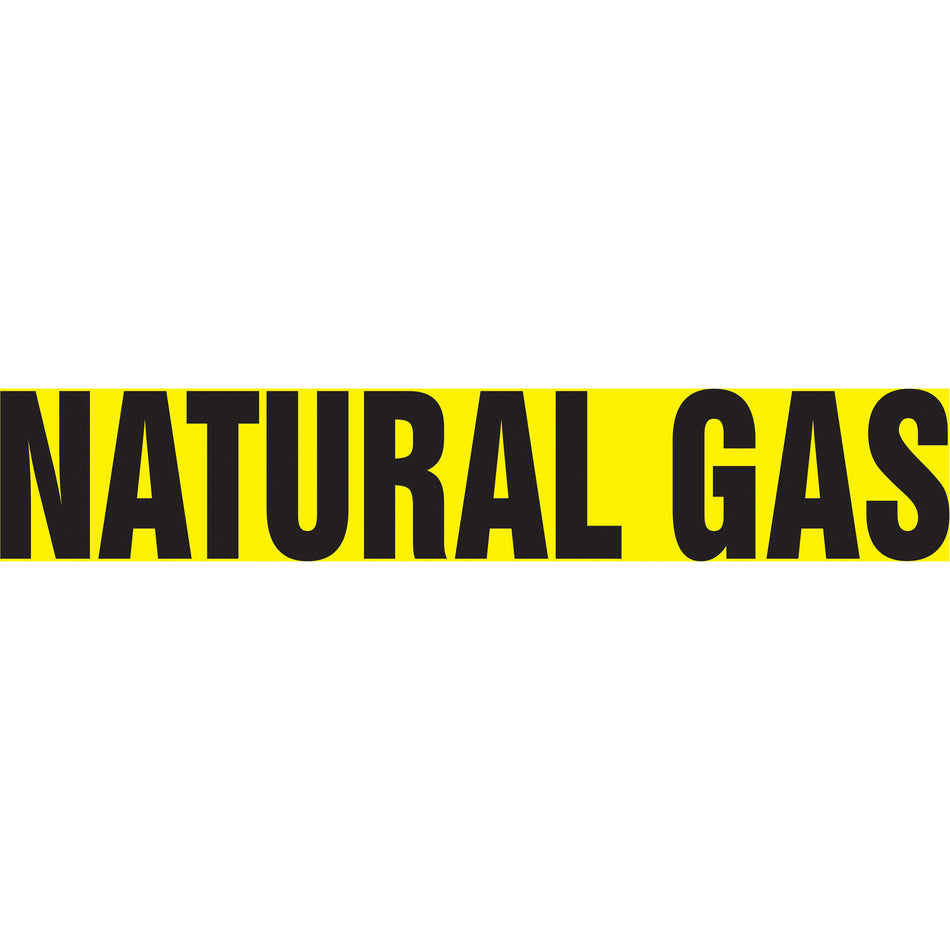 Snap Tite™ ""Natural Gas"" Pipe Marker - SAW059