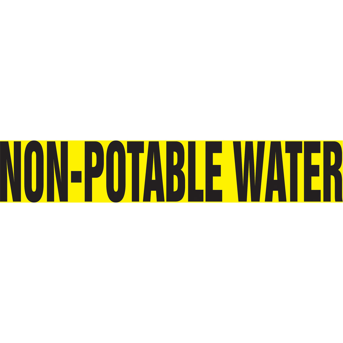 Snap Tite™ ""Non-Potable Water"" Pipe Marker - SAW074