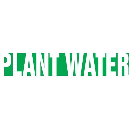 Snap Tite™ ""Plant Water"" Pipe Marker - SAW104
