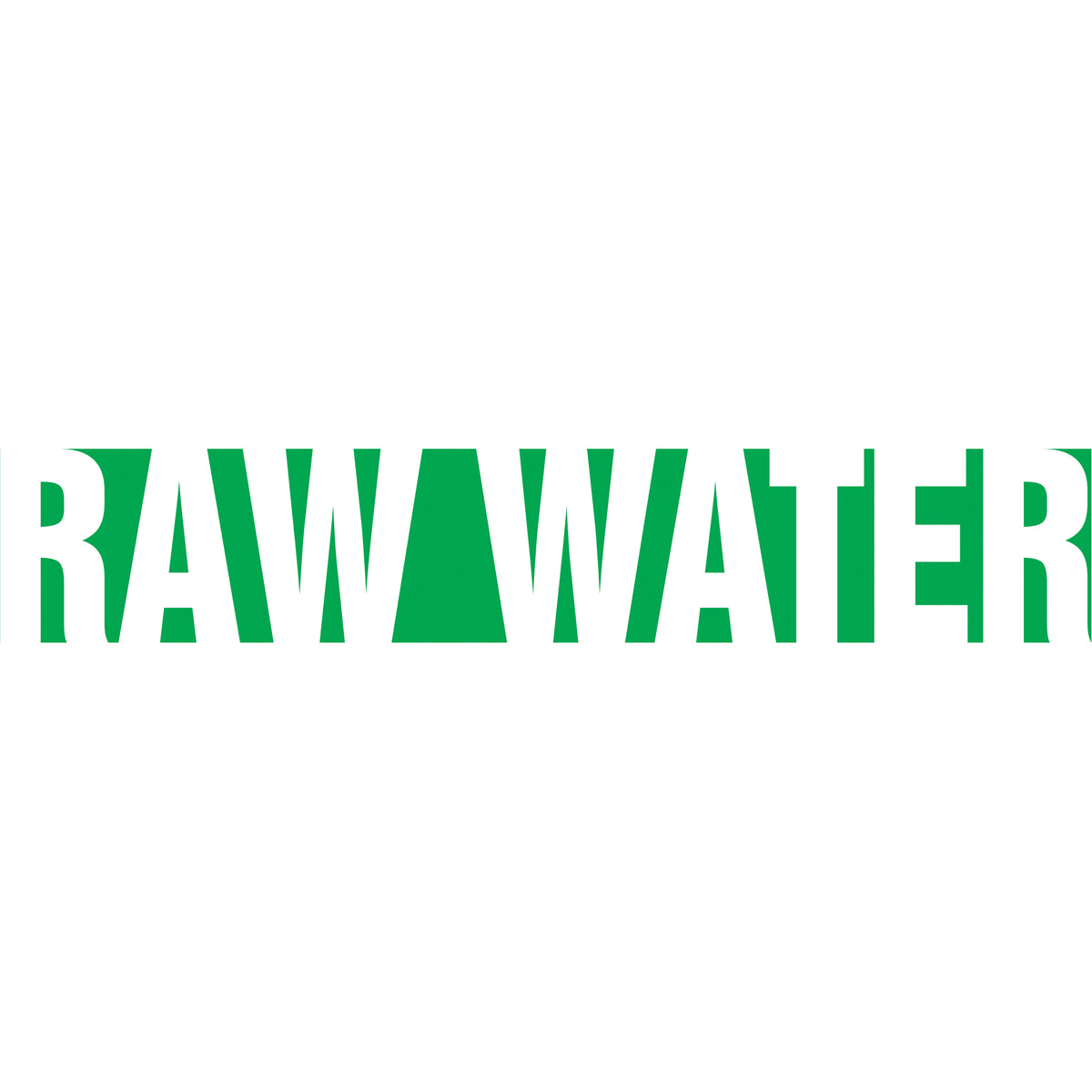 Snap Tite™ ""Raw Water"" Pipe Marker - SAW144