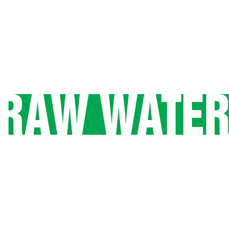Snap Tite™ ""Raw Water"" Pipe Marker - SAW144