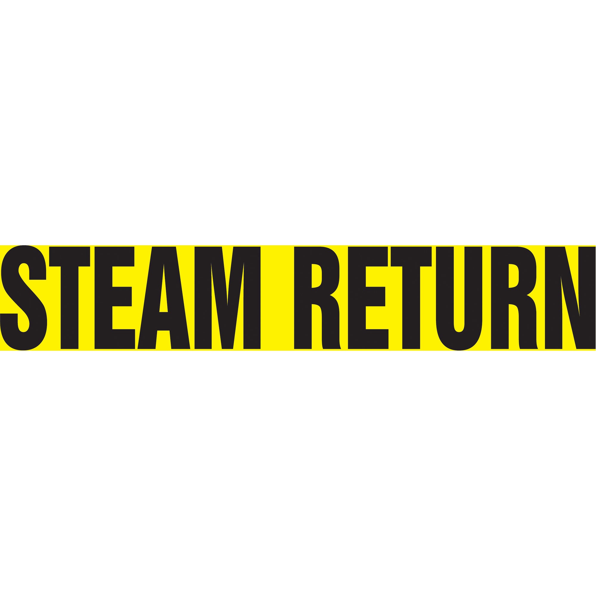 Snap Tite™ ""Steam Return"" Pipe Marker - SAW214