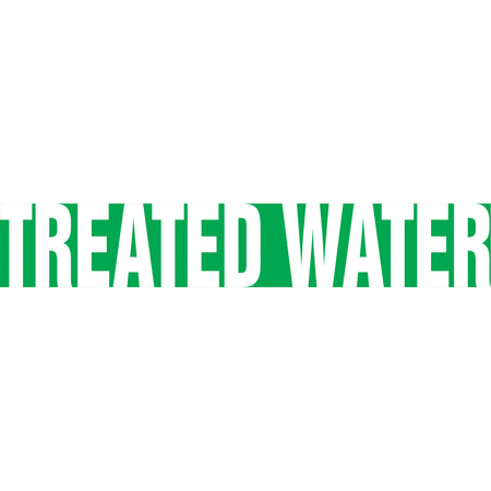Snap Tite™ ""Treated Water"" Pipe Marker - SAW254