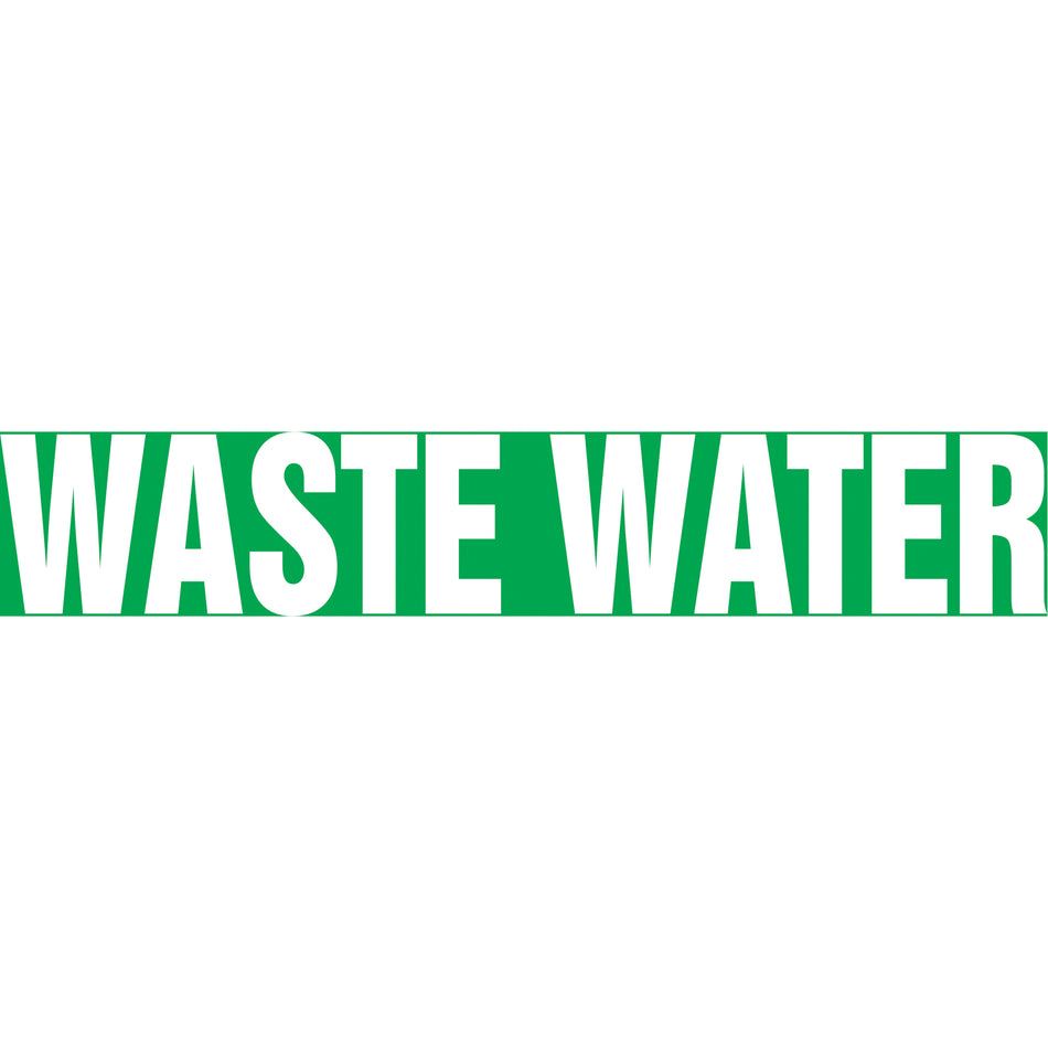 ""Waste Water"" Pipe Markers - SI590
