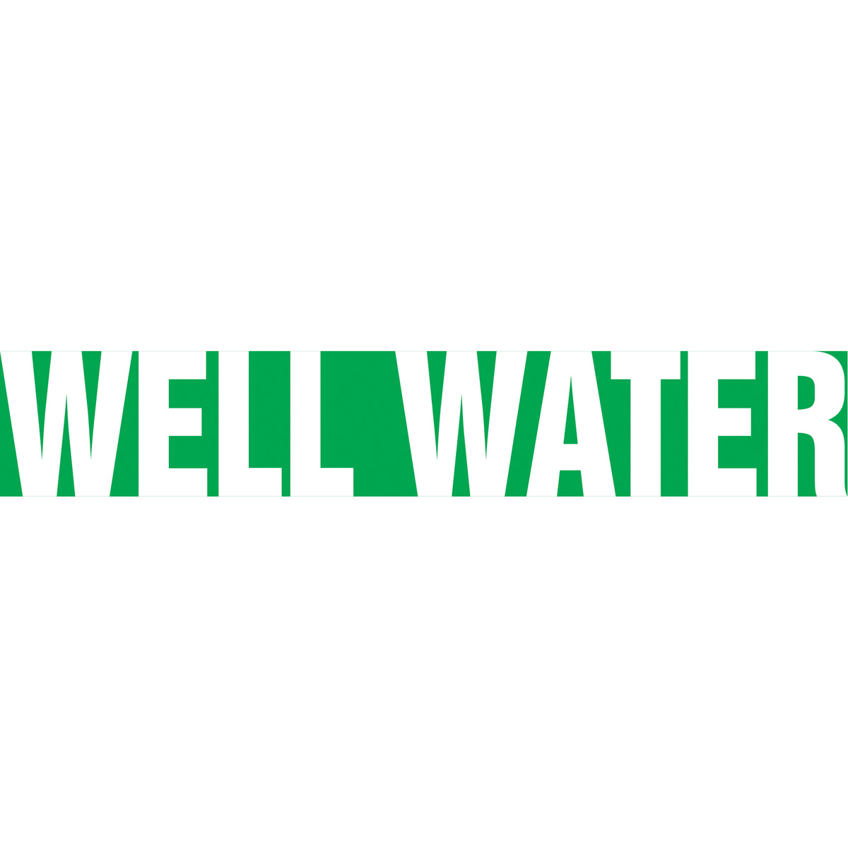 Snap Tite™ ""Well Water"" Pipe Marker - SAW304