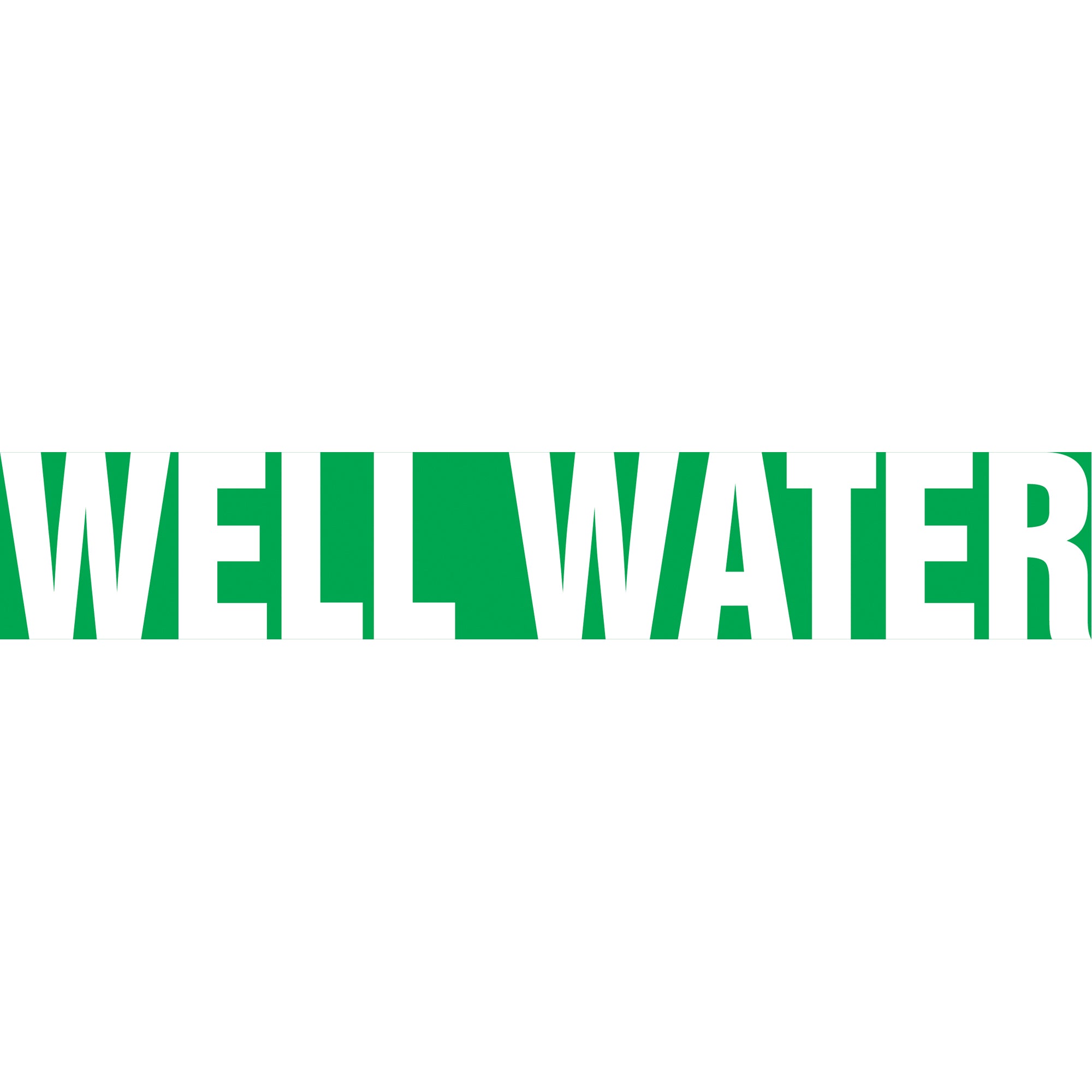 Snap Tite™ ""Well Water"" Pipe Marker - SAW304