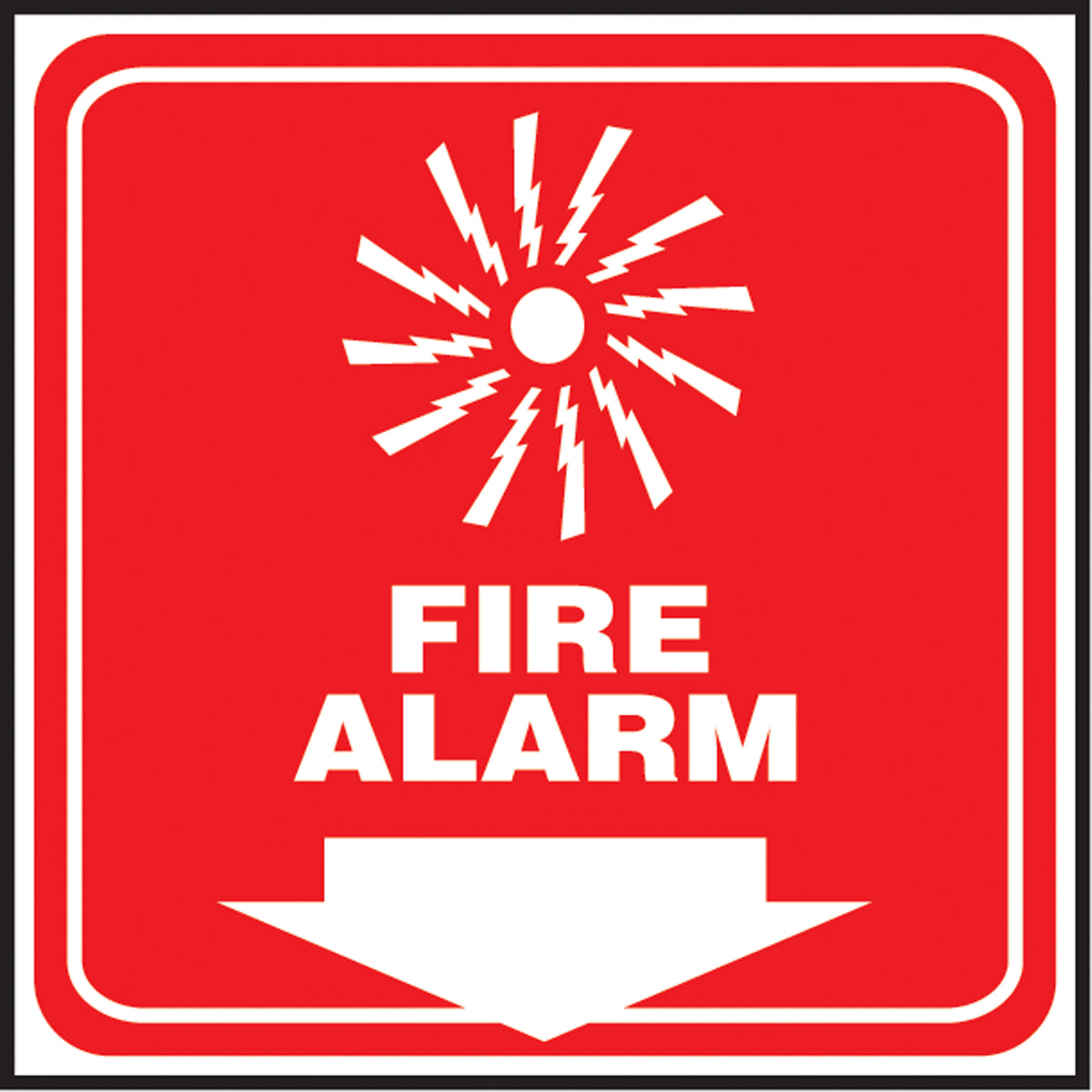 ""Fire Alarm"" Projection™ Sign - SAW435
