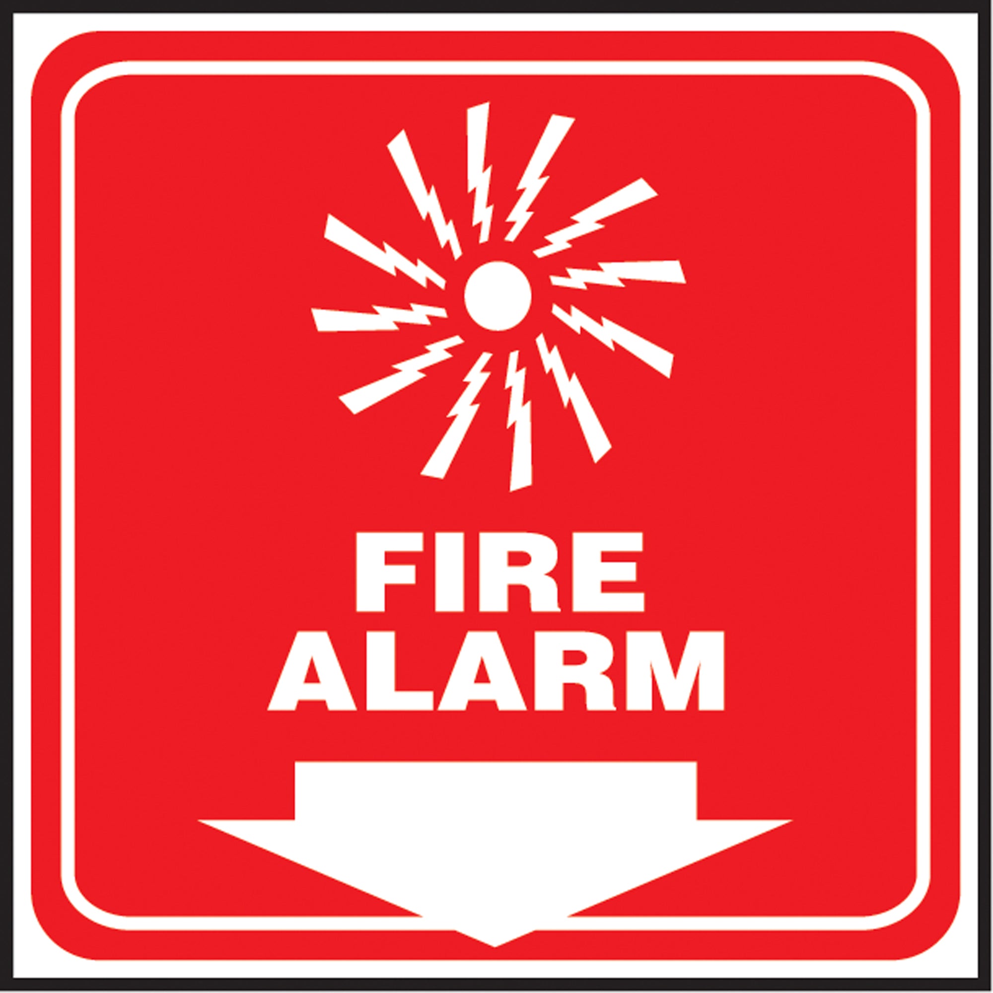 ""Fire Alarm"" Projection™ Sign - SAW435