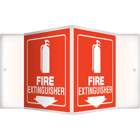 ""Fire Extinguisher"" Projection™ Sign - SAW439