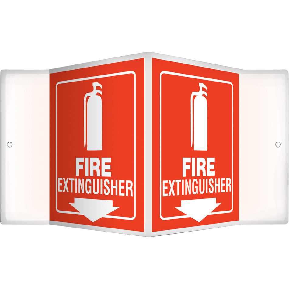 ""Fire Extinguisher"" Projection™ Sign - SAW439
