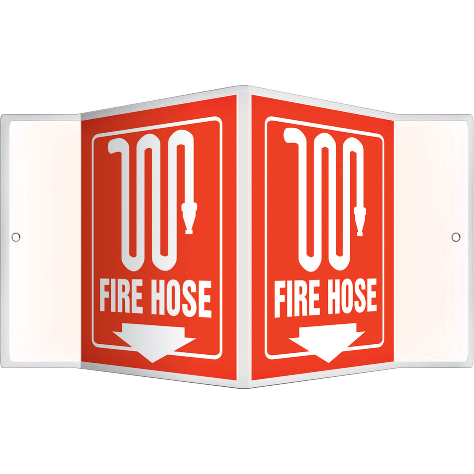 ""Fire Hose"" Projection™ Sign - SAW443