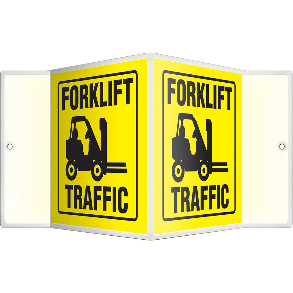 ""Forklift Traffic"" Projection™ Sign - SAW449