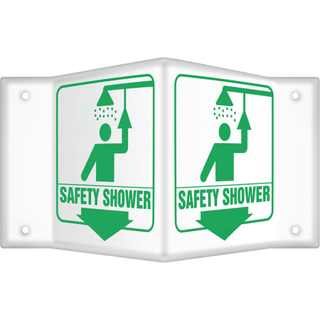 ""Safety Shower"" Projection™ Sign - SAW453