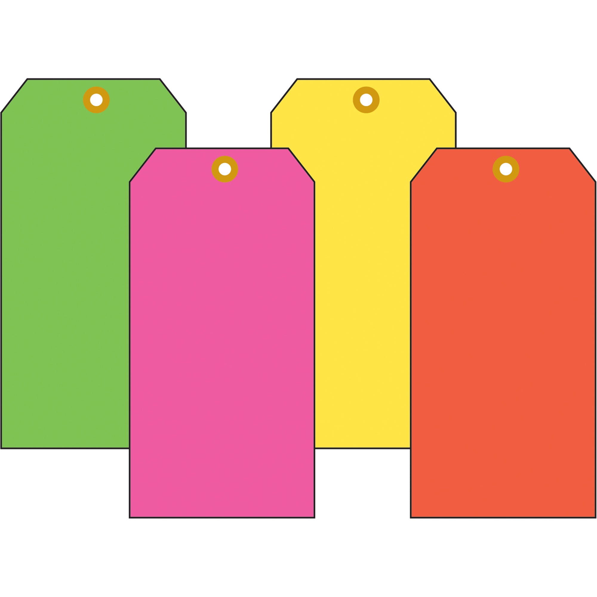 Fluorescent Blank Tags - SAW700