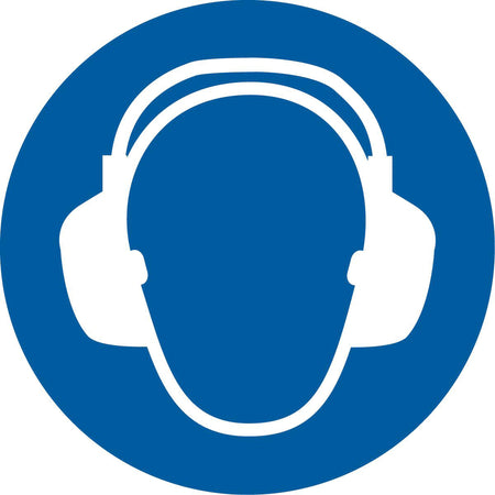 Wear Ear Protection ISO Mandatory Safety Labels - SAX316