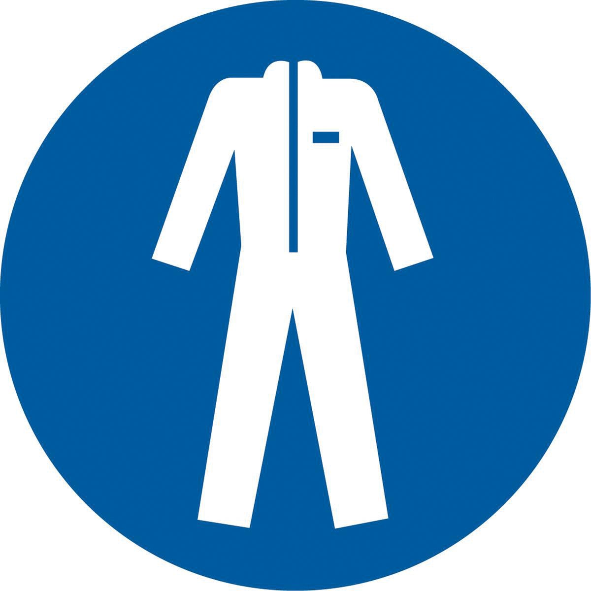 Wear Protective Clothing ISO Mandatory Safety Labels - SAX322