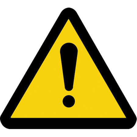 General Warning ISO Warning Safety Labels - SAX374