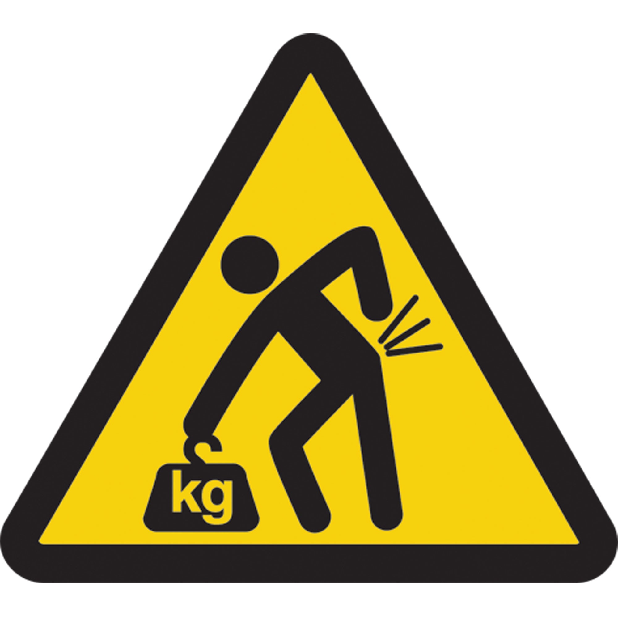 Lifting Hazard ISO Warning Safety Labels - SAX382