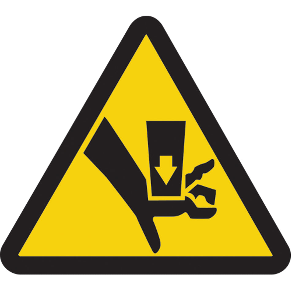 Crush Hazard ISO Warning Safety Labels - SAX390