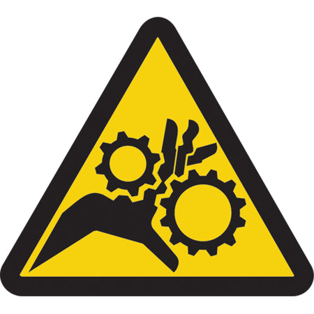 Gear Entanglement ISO Warning Safety Labels - SAX398