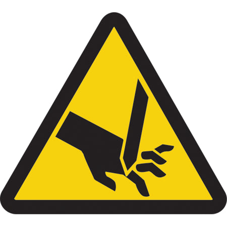 Cut or Sever Hazard ISO Warning Safety Labels - SAX400