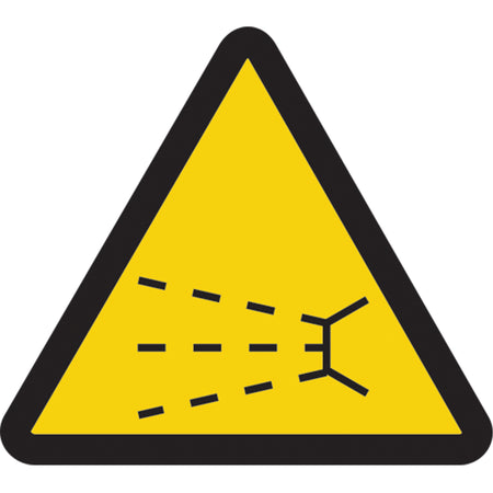 Splash Hazard ISO Warning Safety Labels - SAX406