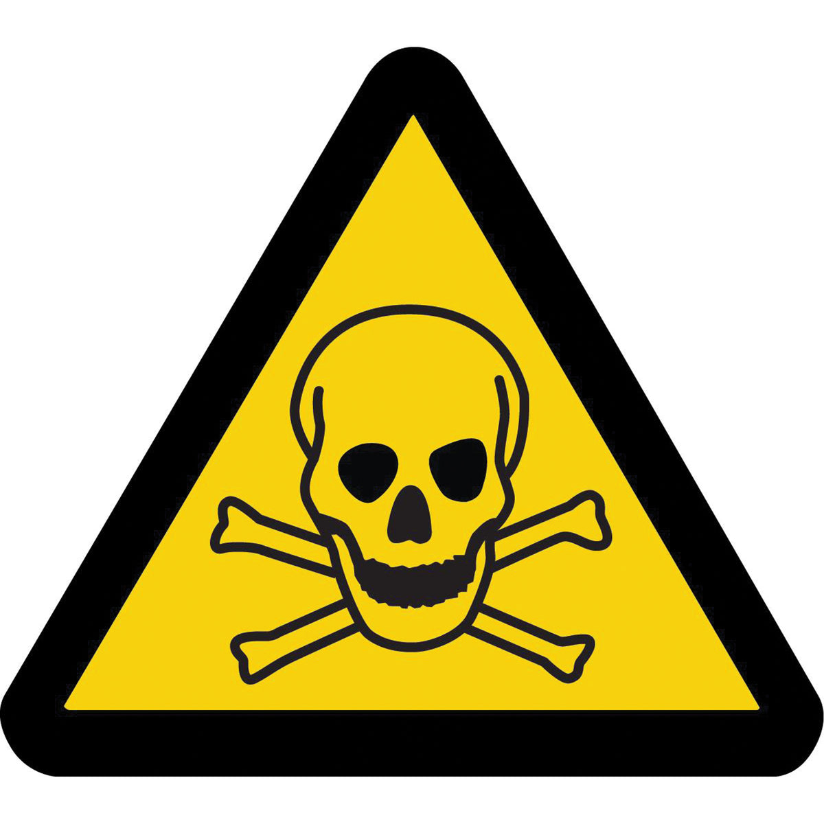 Toxic Material ISO Warning Safety Labels - SAX408