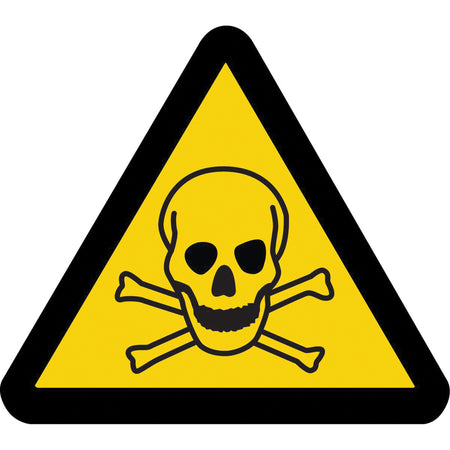 Toxic Material ISO Warning Safety Labels - SAX408