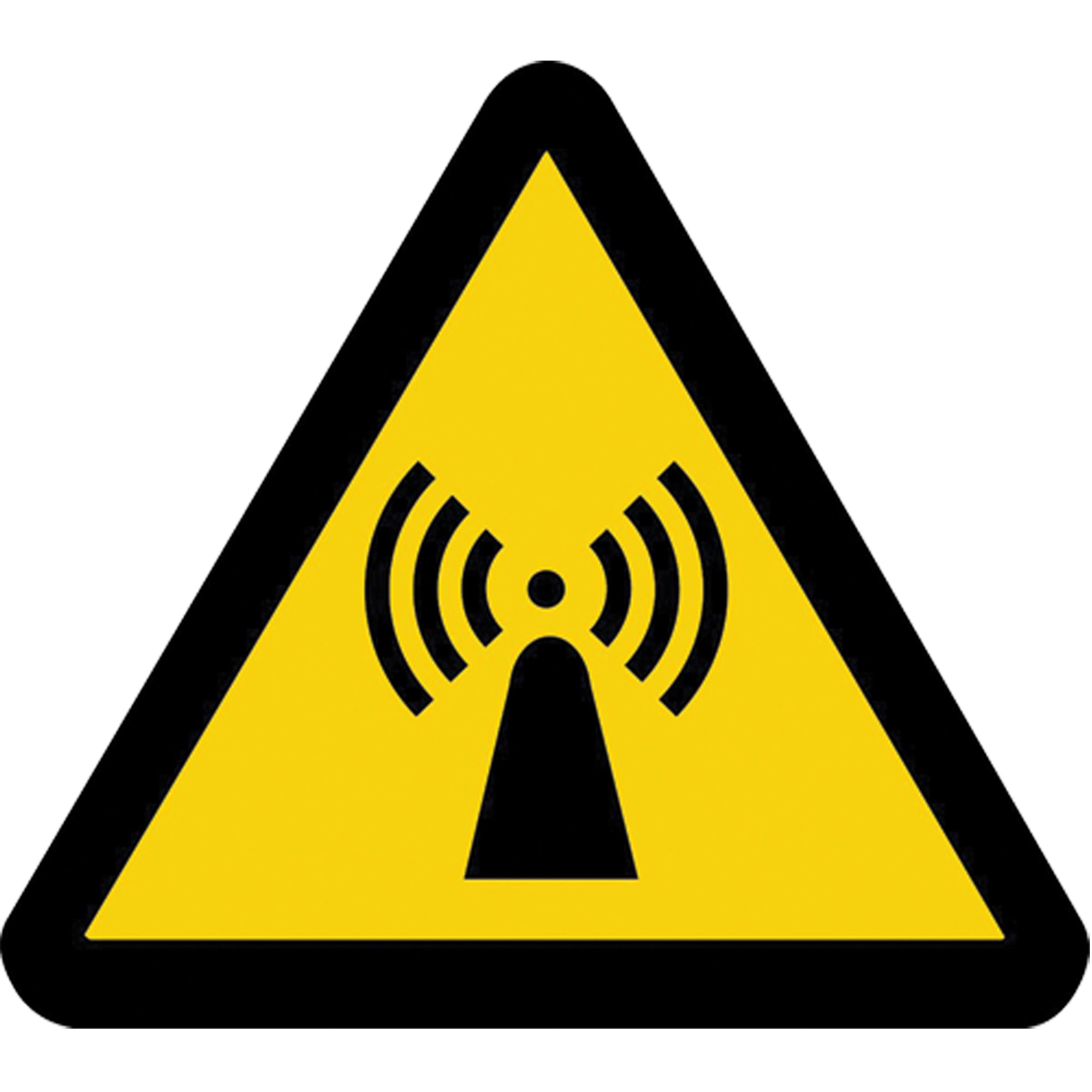 Non-Ionizing Radiation ISO Warning Safety Labels - SAX416