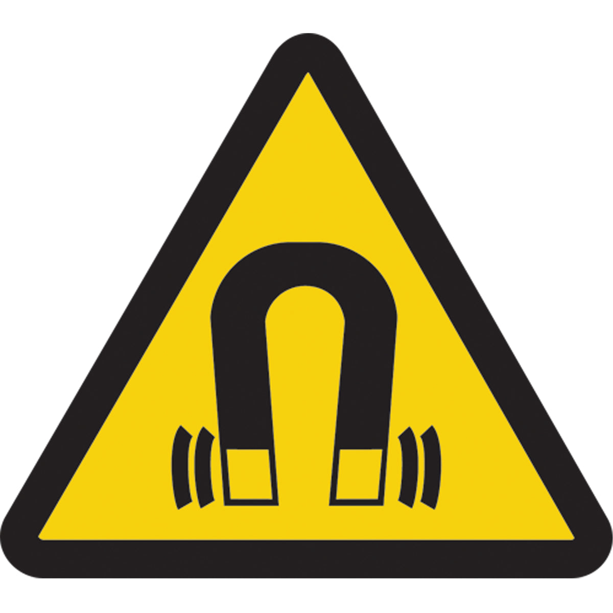 Magnetic Field ISO Warning Safety Labels - SAX418