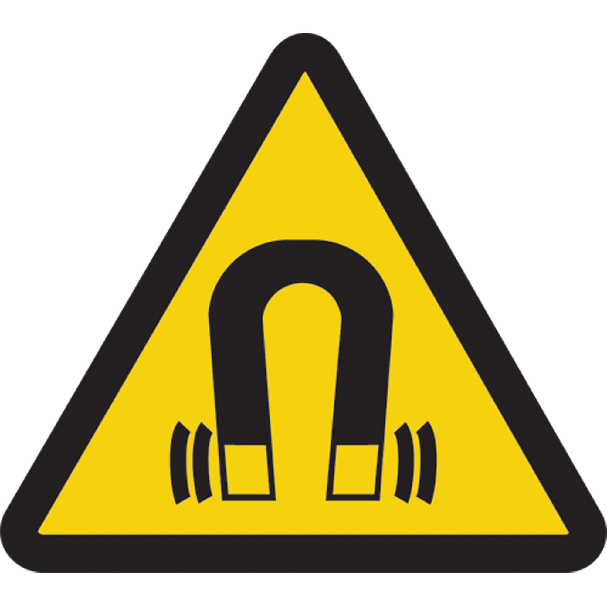 Magnetic Field ISO Warning Safety Labels - SAX418