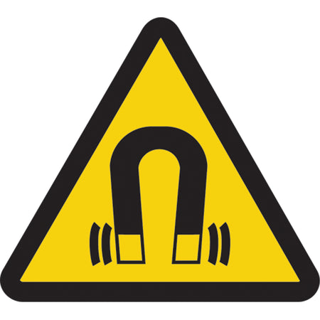 Magnetic Field ISO Warning Safety Labels - SAX418