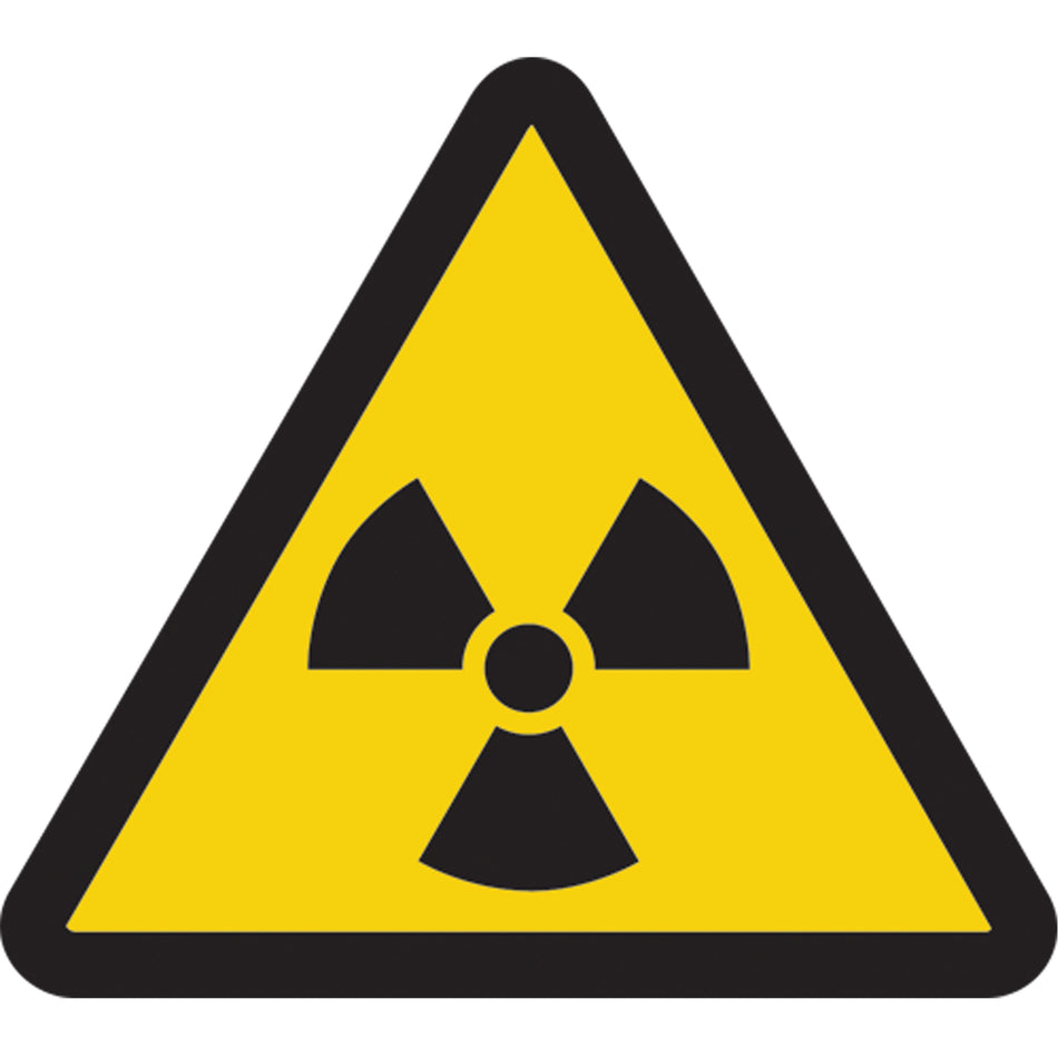 Radioactive ISO Warning Safety Labels - SAX424