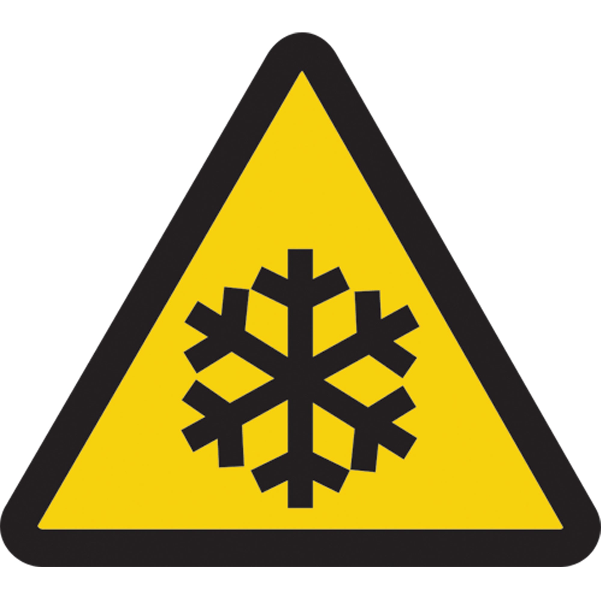 Low Temperature ISO Warning Safety Labels - SAX426