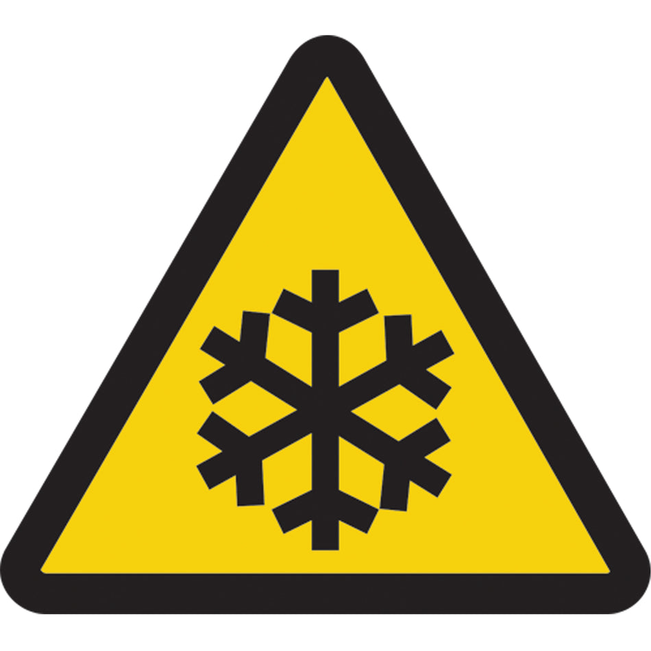 Low Temperature ISO Warning Safety Labels - SAX426