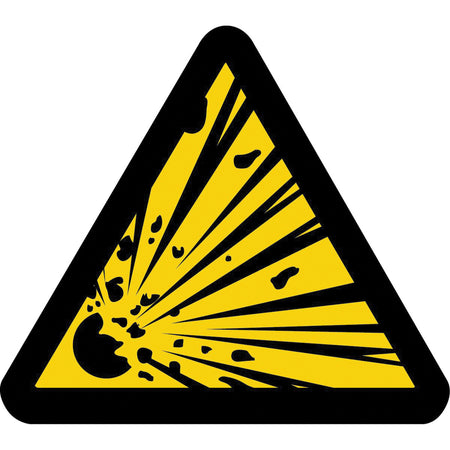 Explosive Material ISO Warning Safety Labels - SAX430