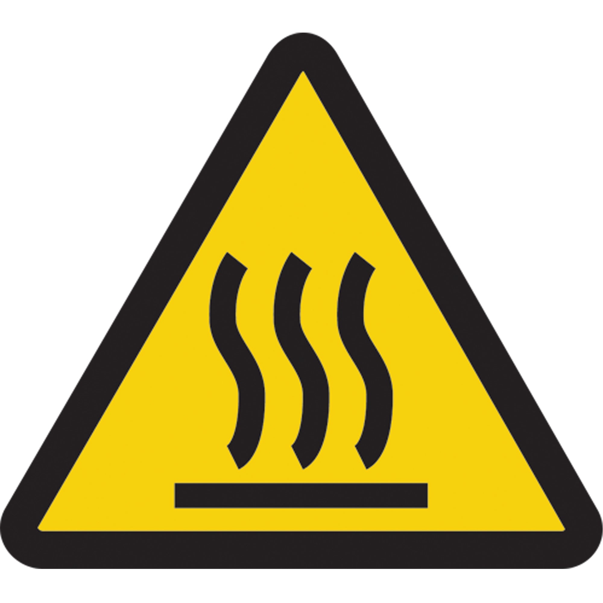 Hot Surface ISO Warning Safety Labels - SAX434